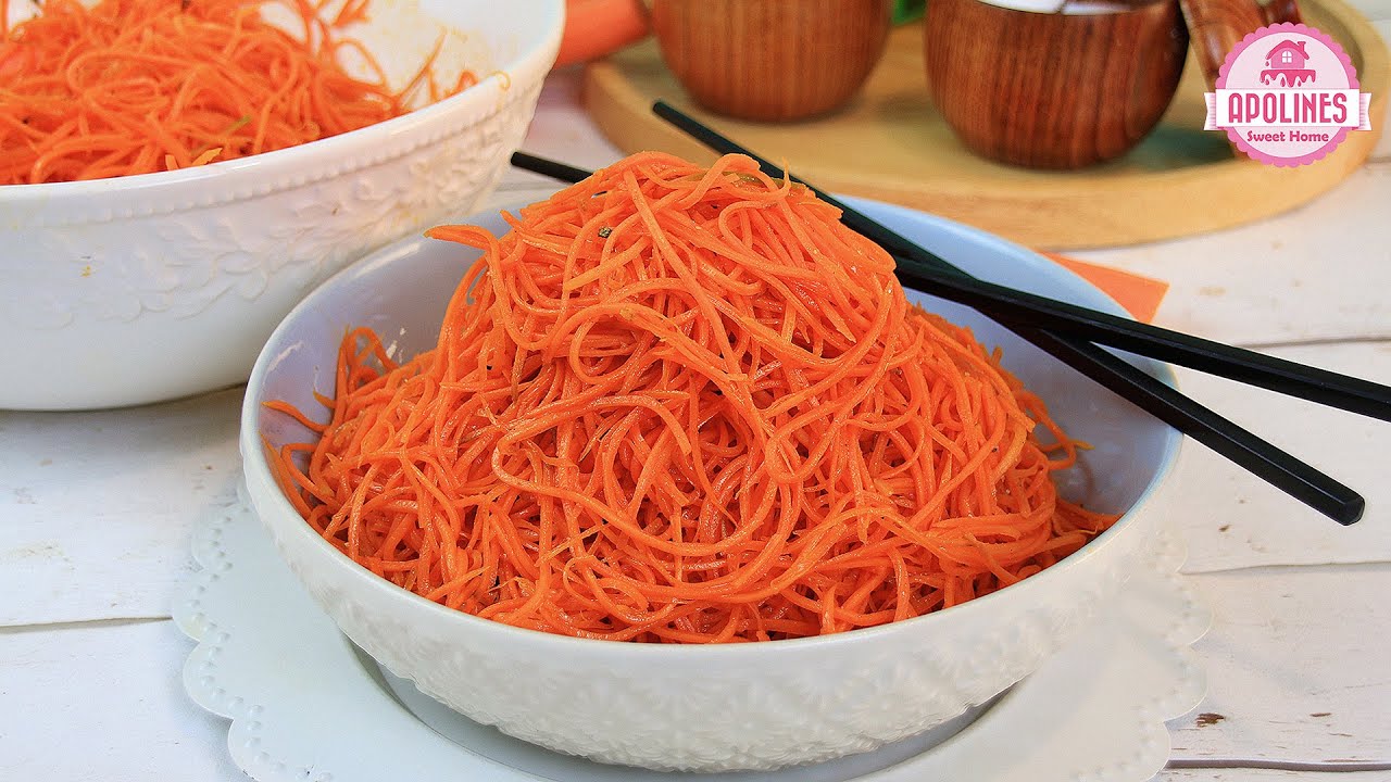 სტაფილო კორეულად 🥕 Korean Carrot Salad, Корейский морковный салат