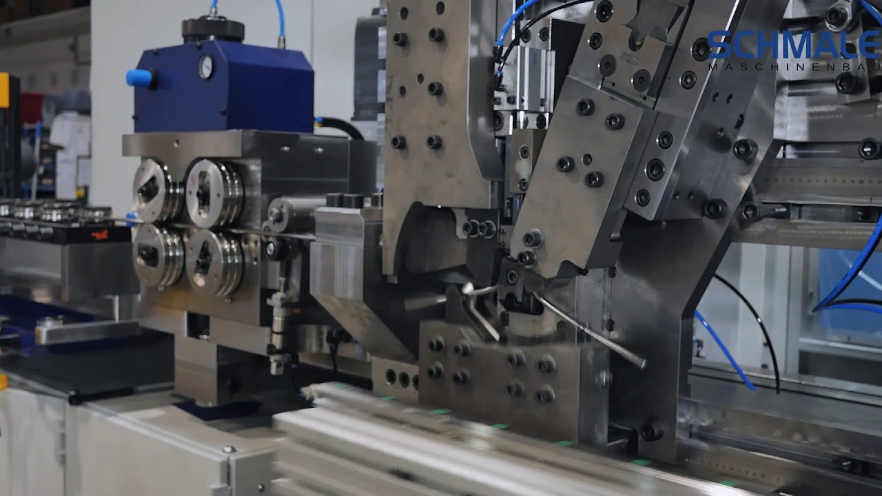 X2000NC Drahtbiegemaschine mit Biegeschiebern und CNC-Fingerbiegern