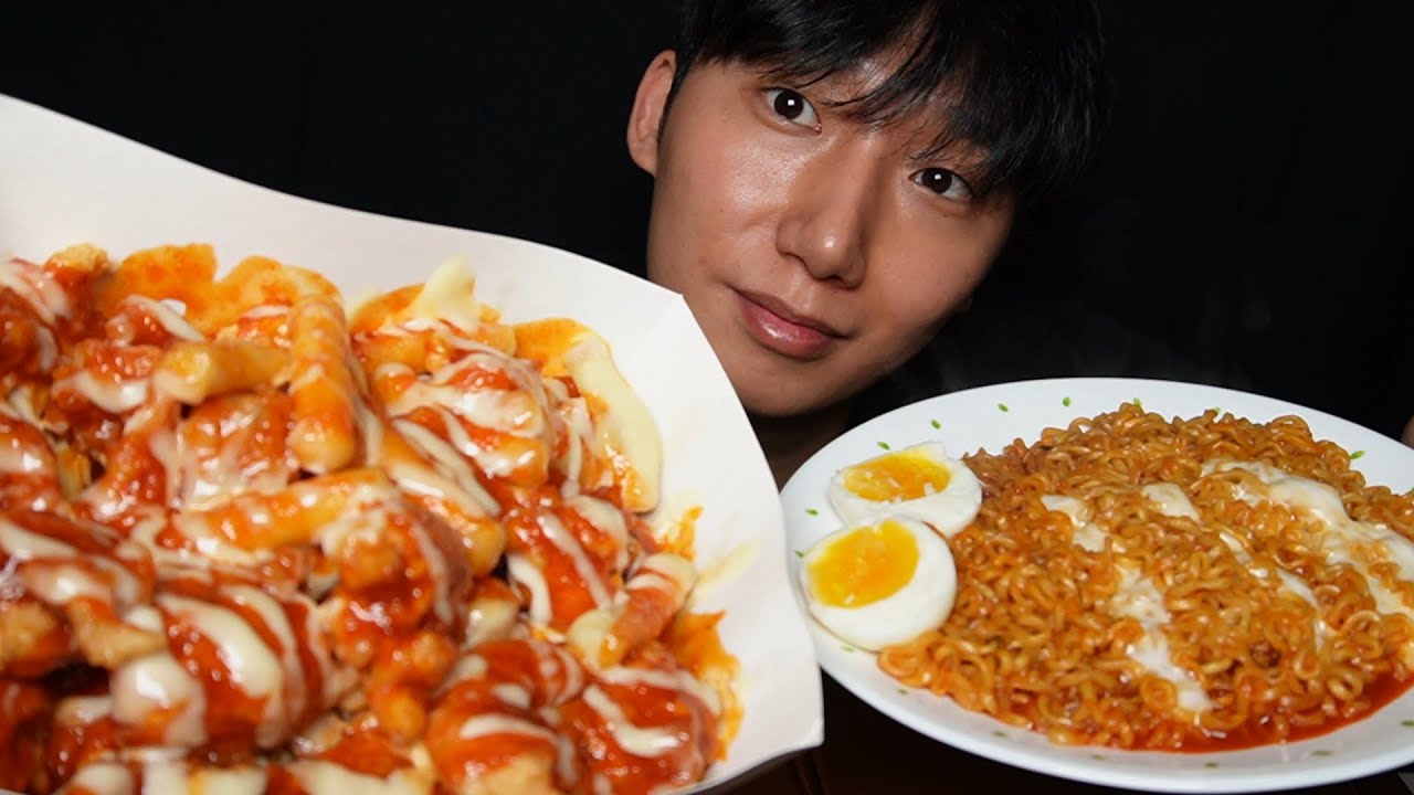 처갓집 슈프림양념치킨 먹방! 치밥이랑 라볶이까지! 메리크리스마스~ Chicken Mukbang Asmr