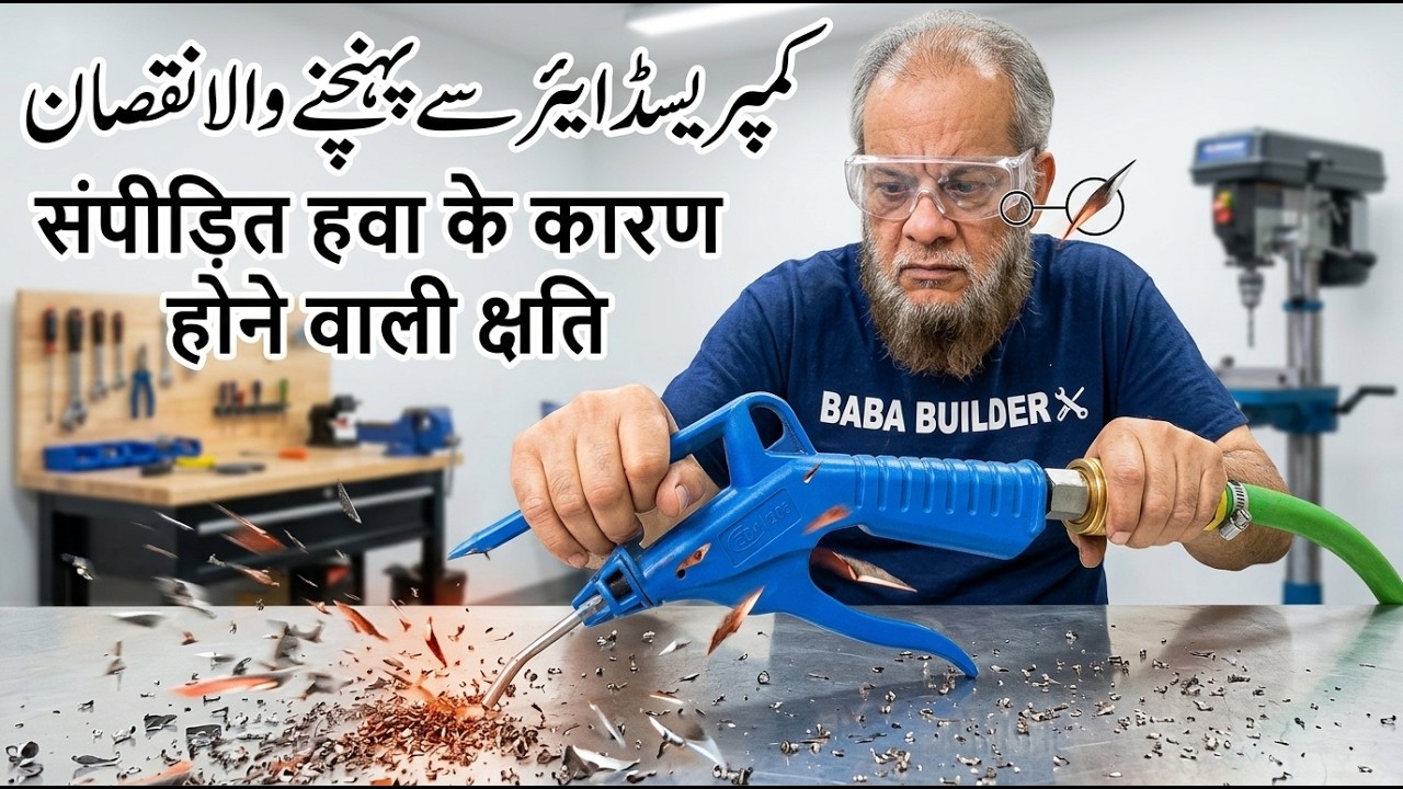 Shocking Danger of Cleaning Drill Machines with Compressed Air!