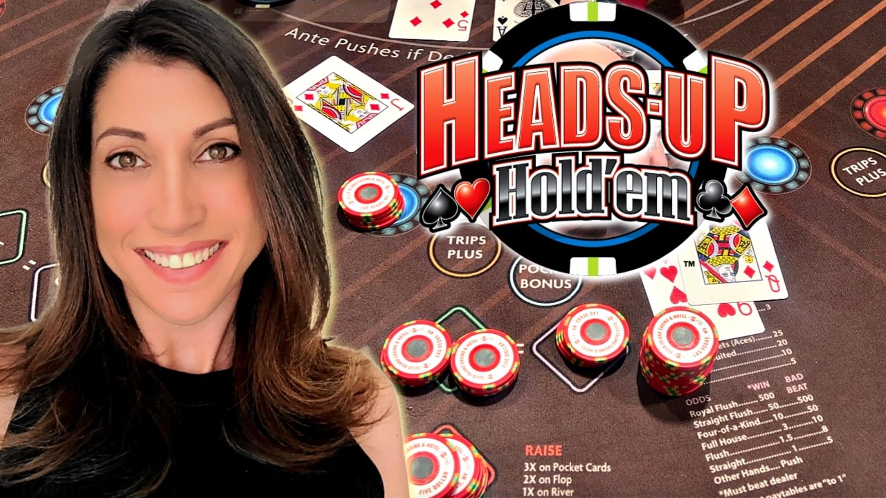 Show me the money at Heads Up Hold Em Poker at Ellis!