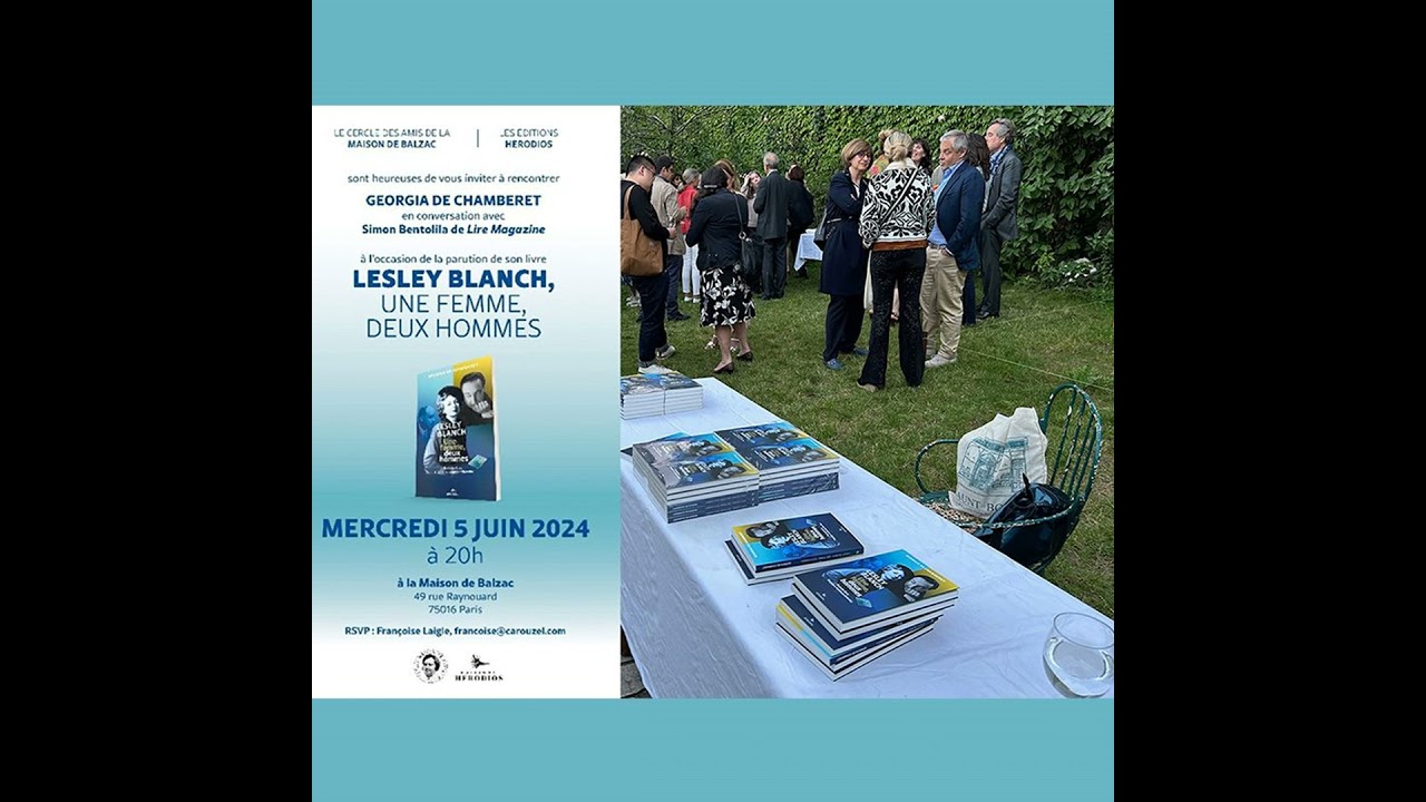 Georgia de Chamberet en conversation avec Simon Bentolila, Lire Magazine (in French)