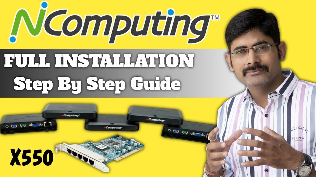 NComputing X550 Setup & Configuration Step by Step | हिंदी में 🔧