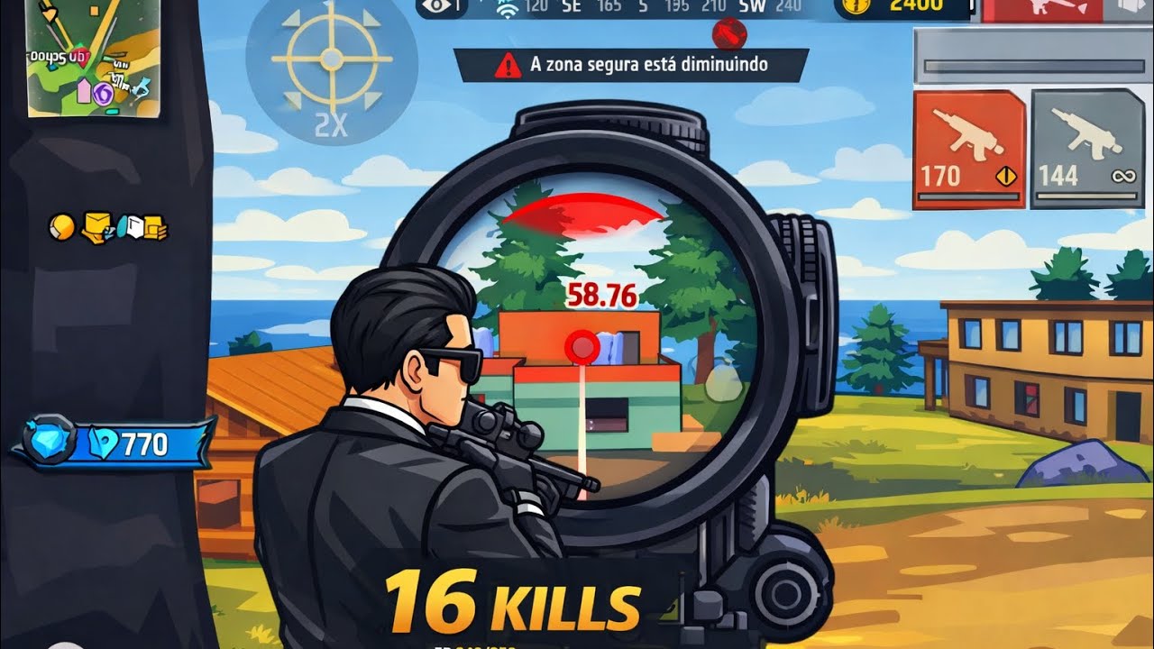 JOGANDO DE TERNO e AMASSANDO O LOBBY (16 KILLS) – FREE FIRE