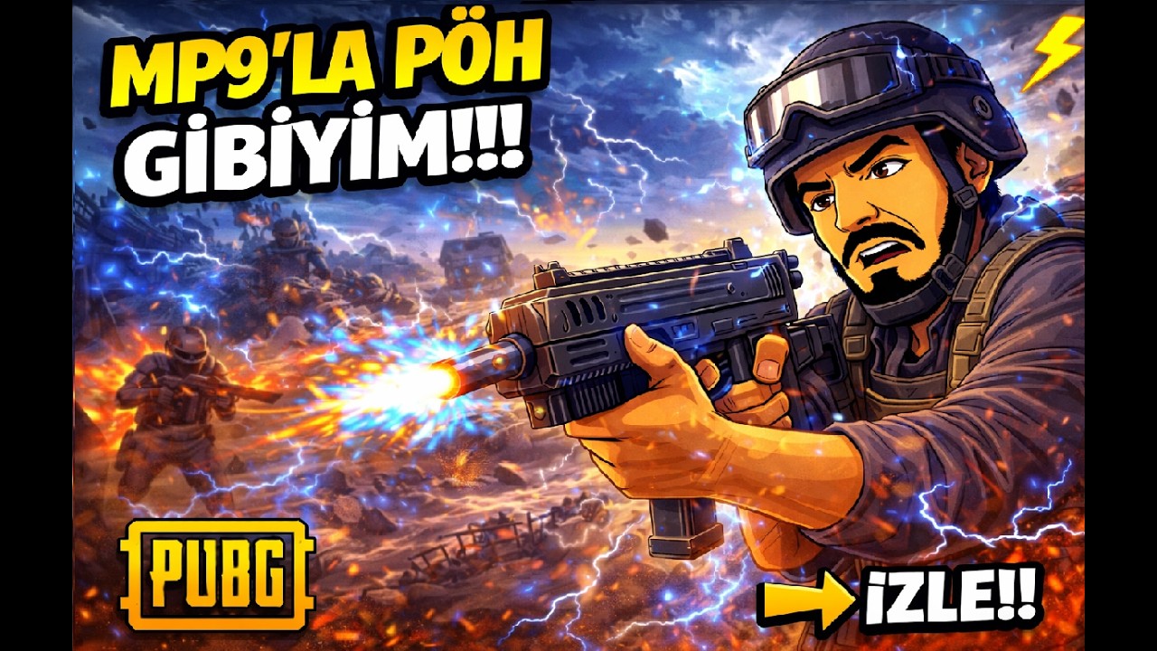 MP9'LA SESSİZ VE DERİNDEN!!! @PUBG #pubg #pubgsolo