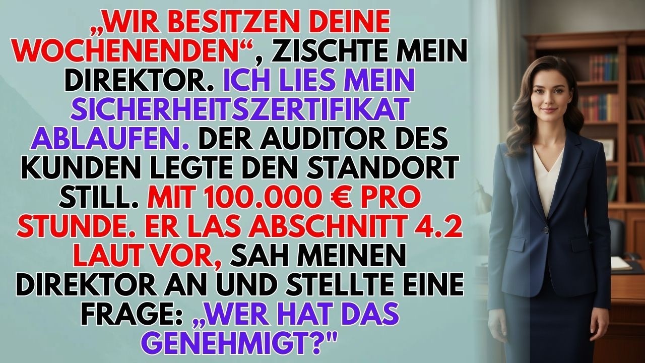 Ich Ließ Mein Sicherheitszertifikat Ablaufen – Mein Direktor Sah Es Nie Kommen 💼 | #BüroRache