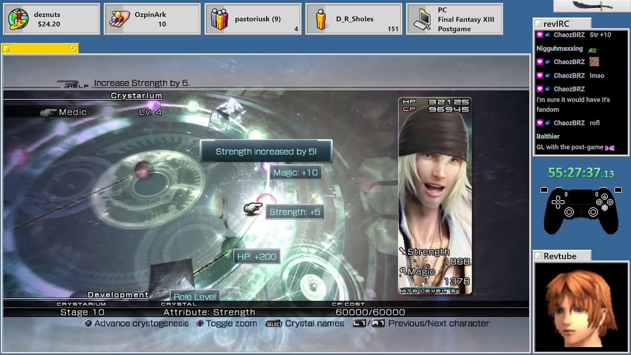 [Final Fantasy XIII] The hit prequel to Final Fantasy XV, now with no cars nor hallways.