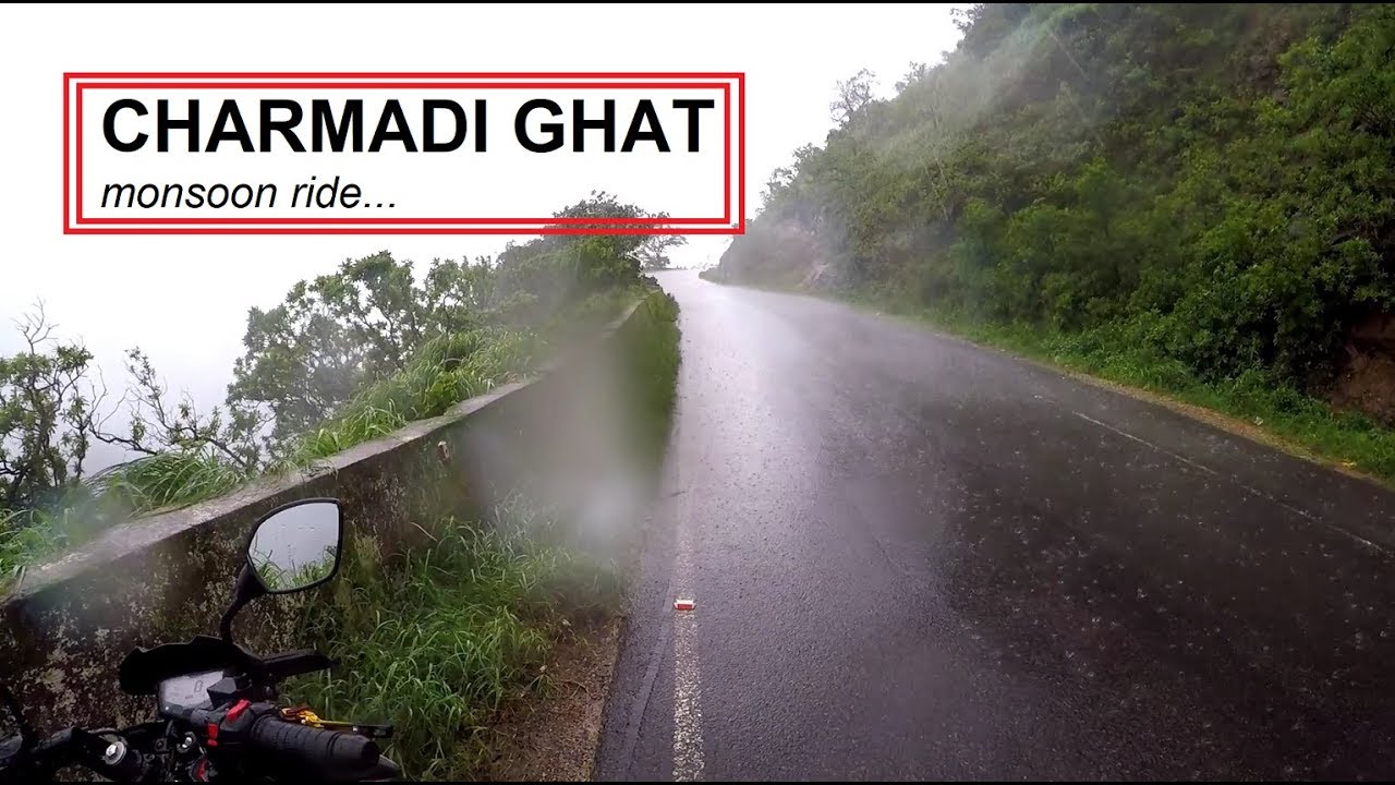 CHARMADI GHAT Monsoon Ride | Western Ghat- Enjoying Heavy Rain | Charmadi Ghats