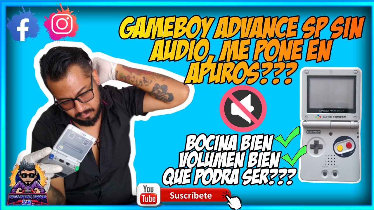 REPARA GAMEBOY ADVANCE SP SIN AUDIO, LA FALLA NO ES LA BOCINA, NI EL VOLUMEN, ENCONTRE LA SOLUCIÓN!!