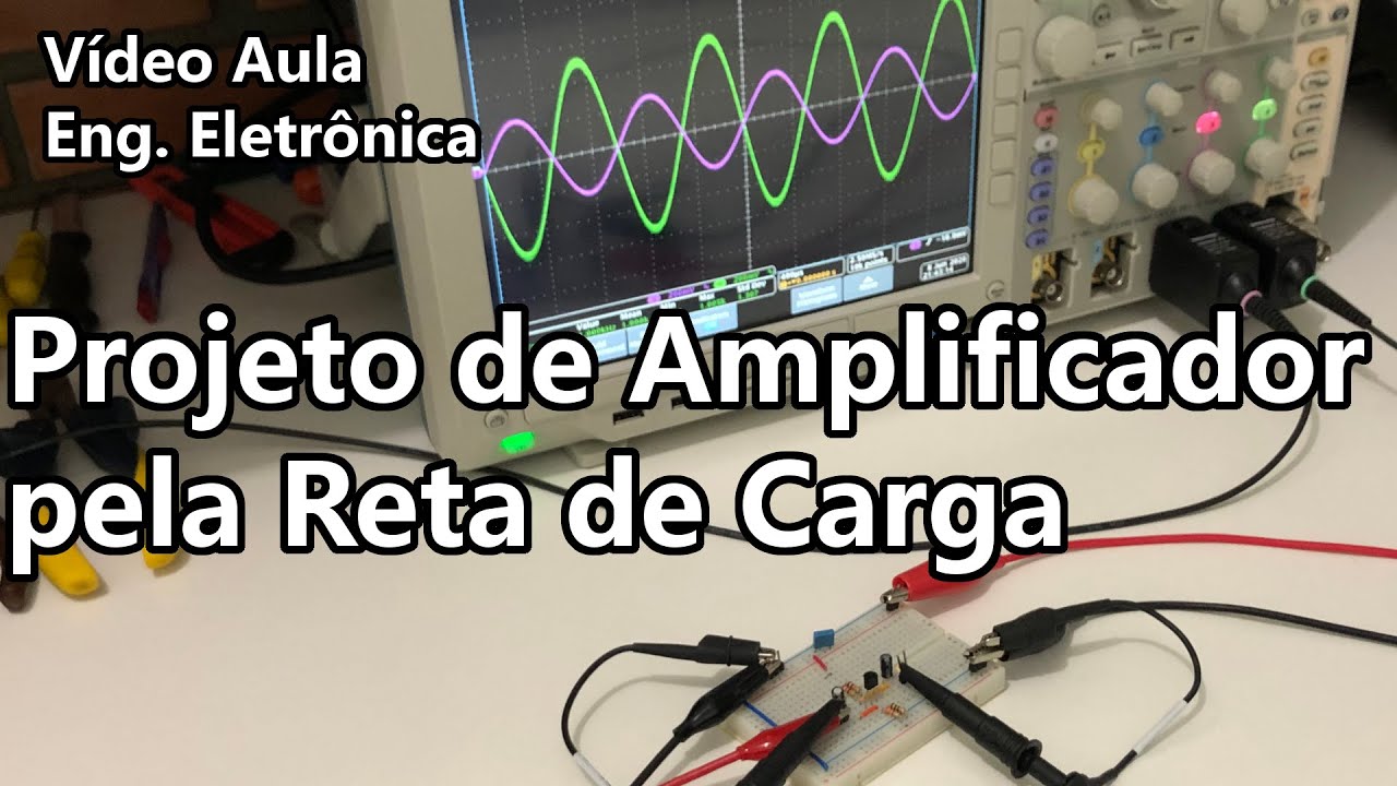 PROJETO DE PRÉ-AMPLIFICADOR PELA RETA DE CARGA | Vídeo Aula #332