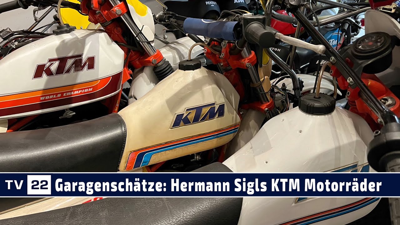 Garagenschätze: Hermann Sigl und seine Liebe zu KTM Motorrädern und den ganz seltenen Stücken