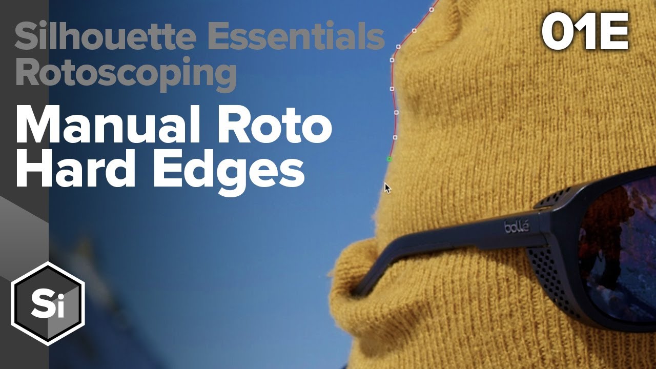 Silhouette Essentials Roto - 01E Hard edge manual roto [Boris FX rotoscoping]