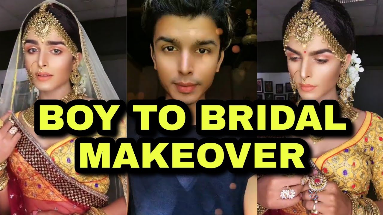MALE TO FEMALE BRIDAL MAKEOVER