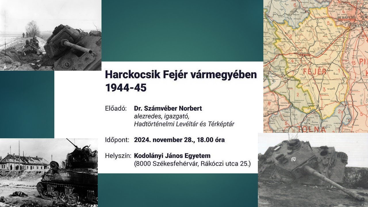 Harckocsik Fejér vármegyében 1944-45