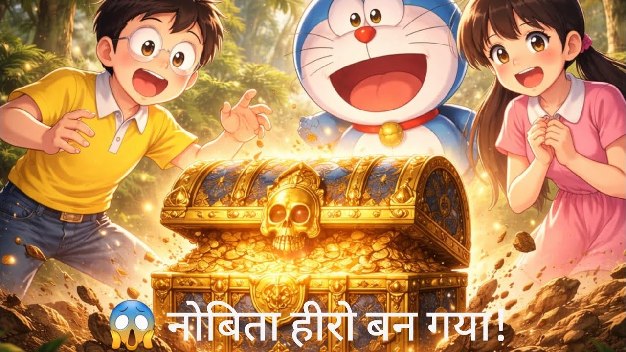 🛑 नोबिता बना असली हीरो 😱 | Mystery Island Adventure | Doraemon Emotional Story