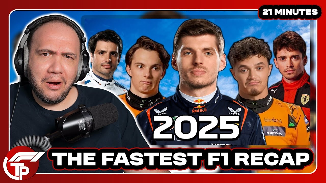 The 2025 F1 Season in 21 Minutes | Teacher Paul Sports