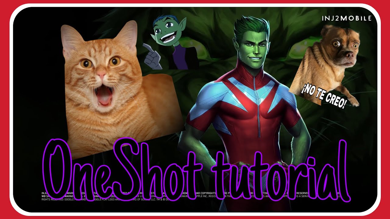 OneShot con Chico Bestia TUTORIAL---injustice 2 mobile--