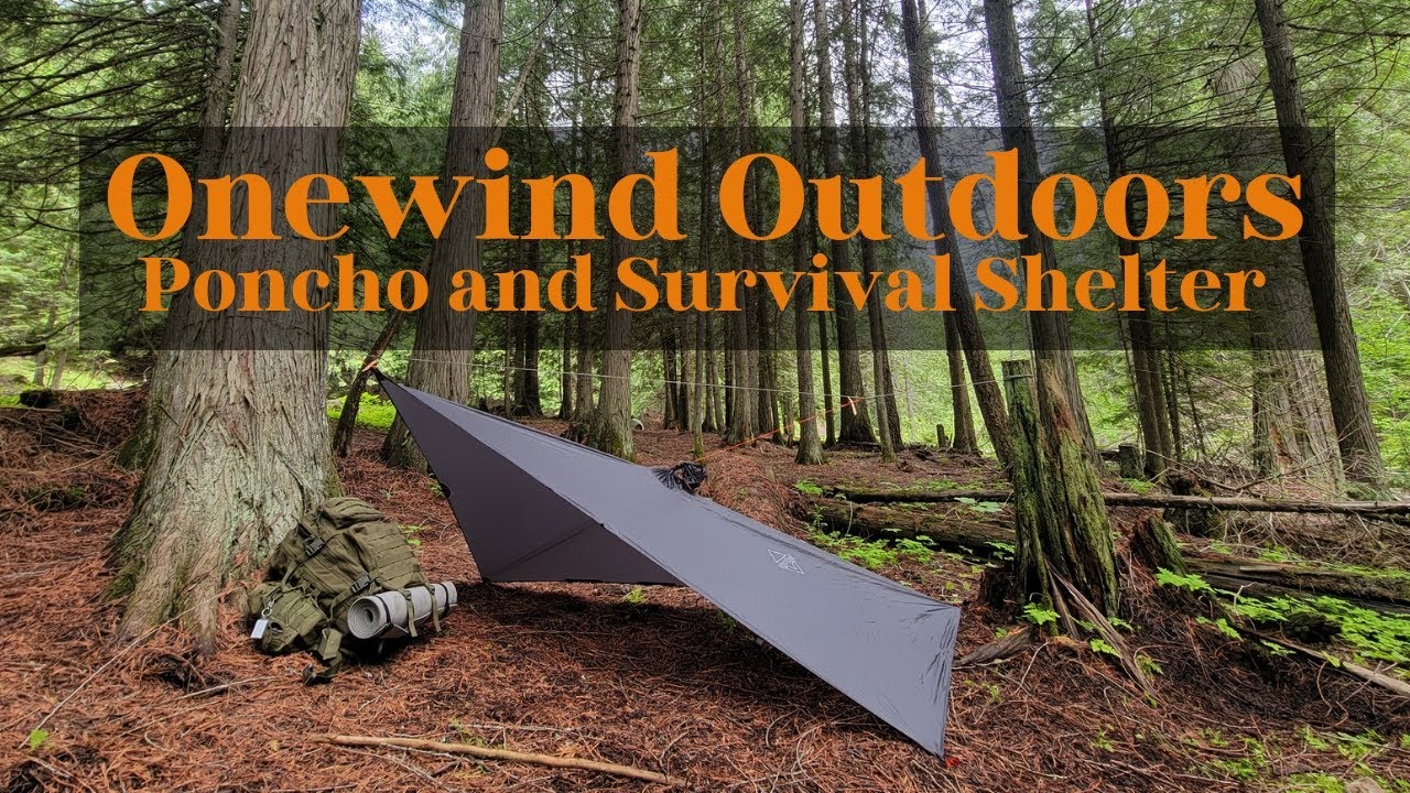 Onewind Ultralight Poncho and Survival Shelter Review and Test