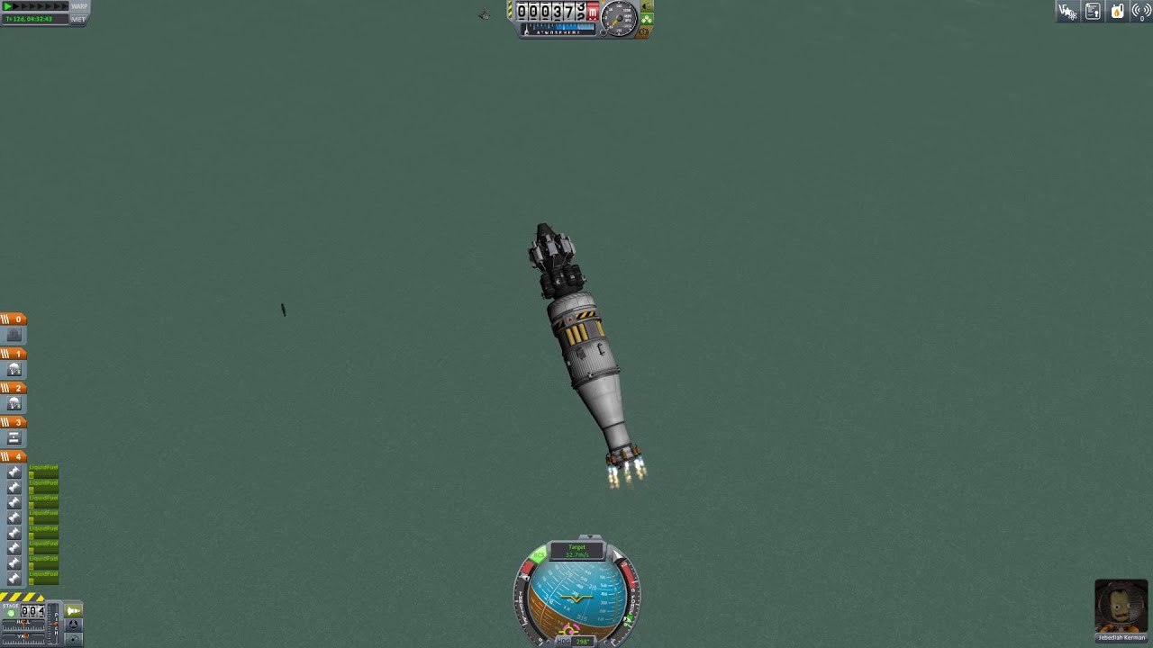 Kerbal Space Program - Docking on Minmus' surface attempt