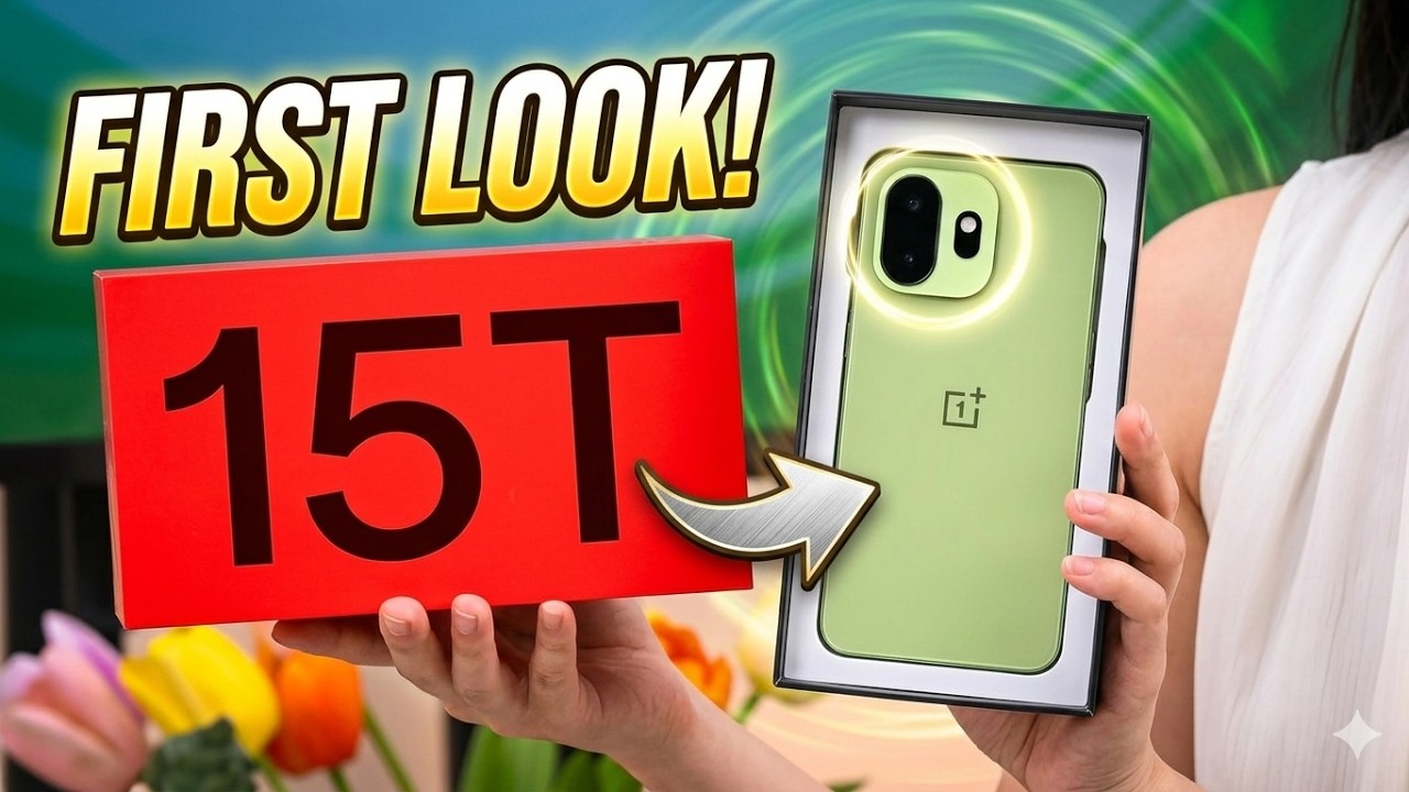OnePlus 15T First Look: 7500mAh in a SMALL Phone?! 🔋