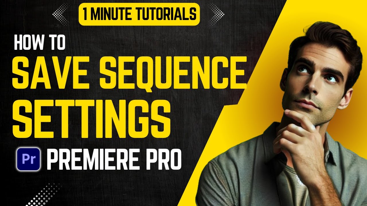 Save Sequence Preset in Premiere Pro 2024 | Adobe Tutorials