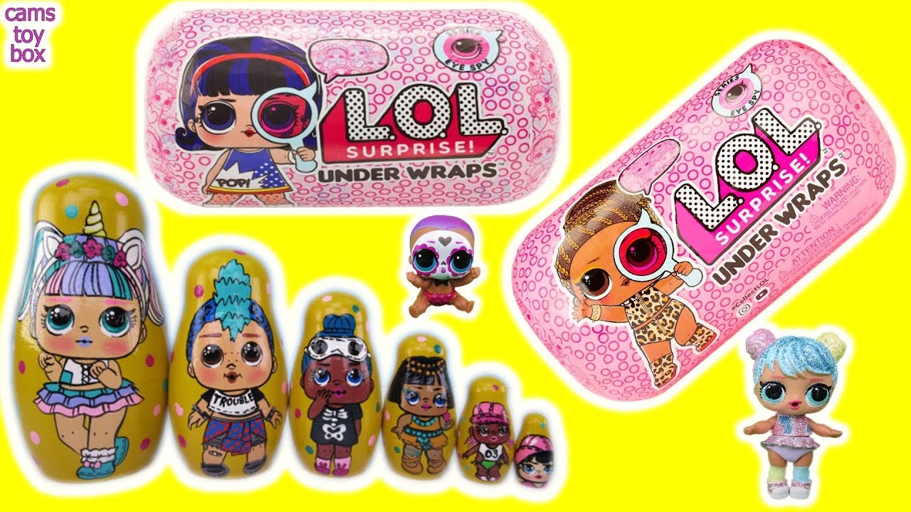 LOL Surprise Nesting Dolls Under NEW WRAPS Wave 1 2 Unboxing Toys
