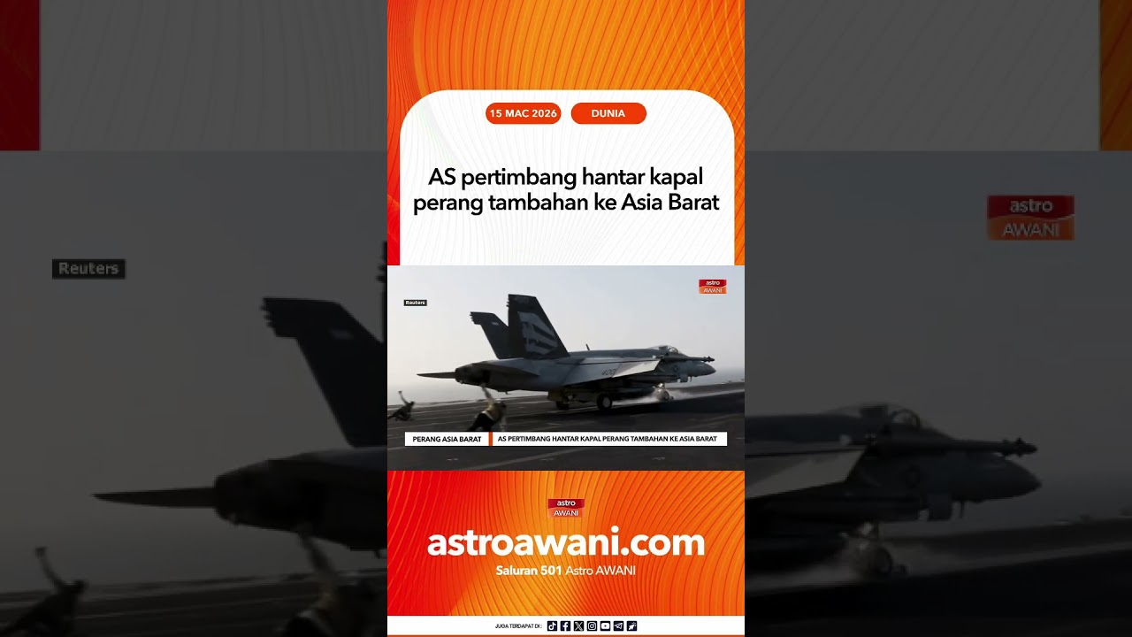 AS pertimbang hantar kapal perang tambahan ke Asia Barat