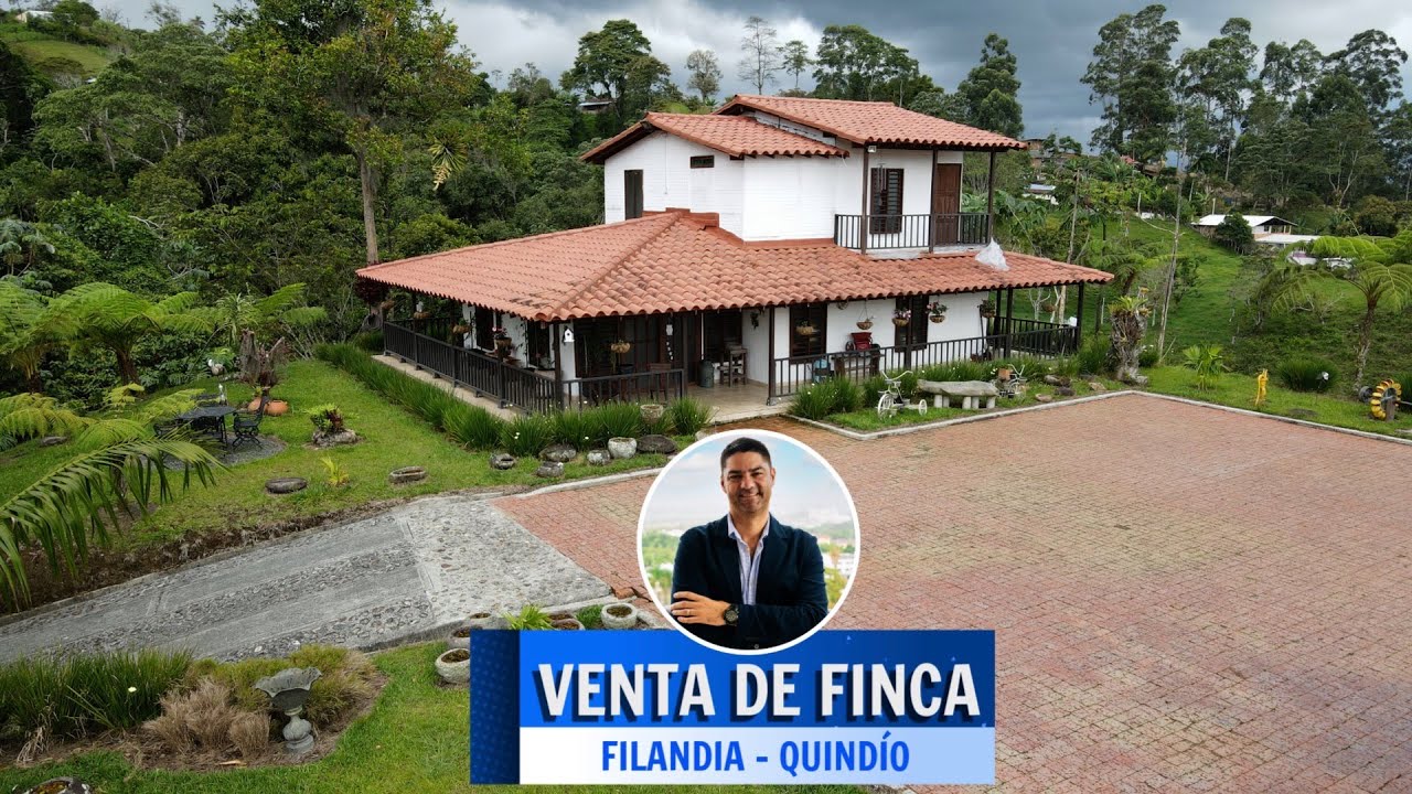 VENTA DE FINCA EN FILANDIA, QUINDÍO, COLOMBIA