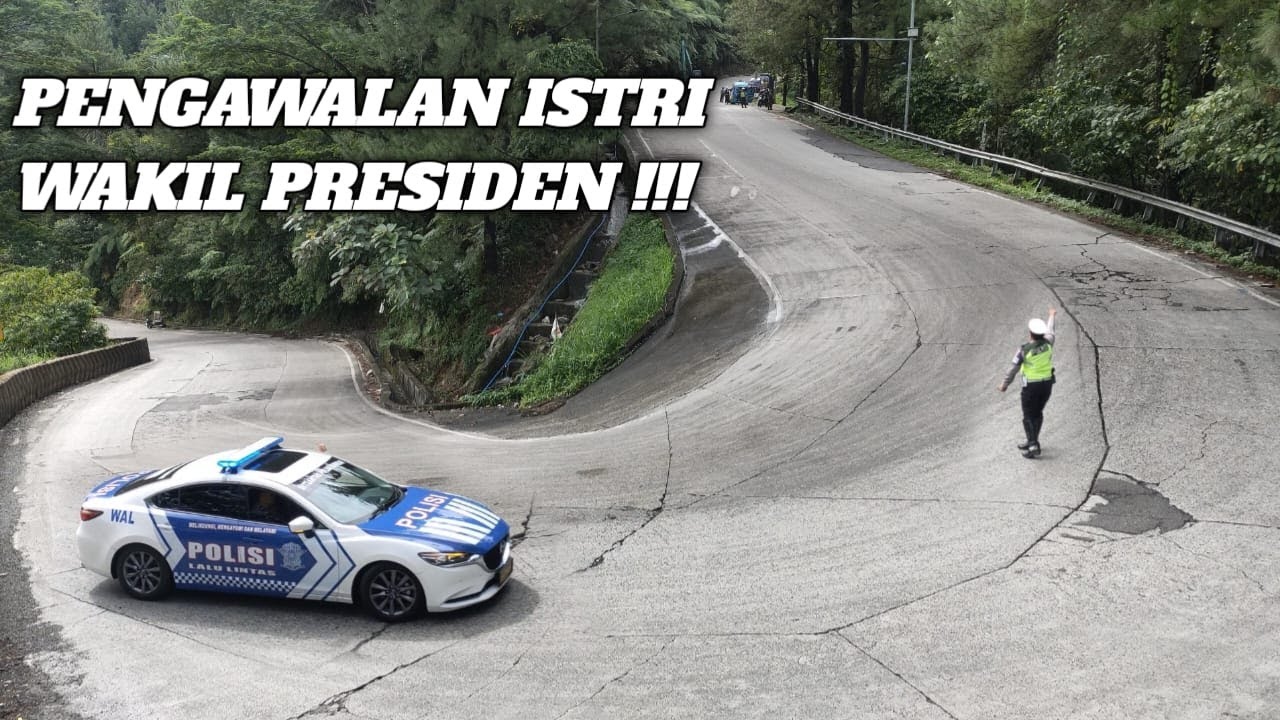 JALAN DI KOSONGKAN..!!! PENGAWALAN ISTRI WAKIL PRESIDEN RI DI SITINJAU LAUIK..!!!