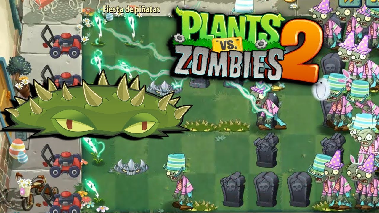 MI ESTRATEGIA CON  EL PINCHOHIERBA - Plantas Vs Zombies 2
