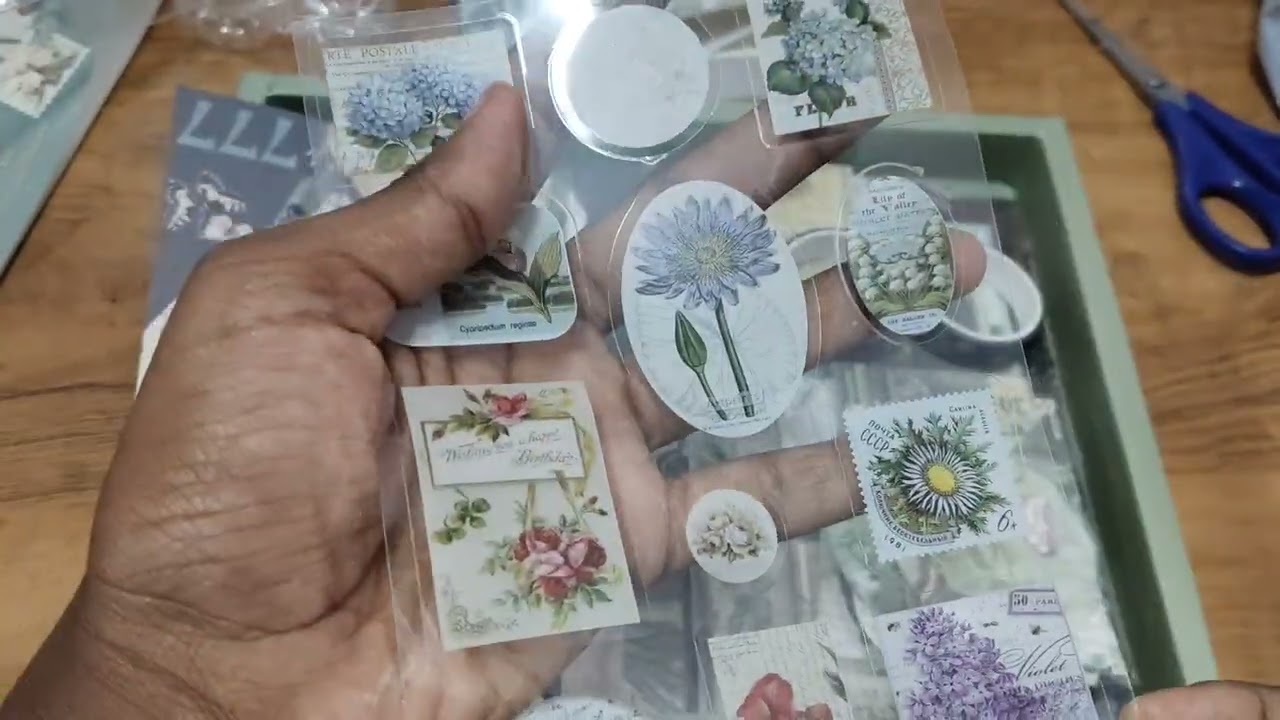 An unboxing vlog.. 💚💐🌷✨