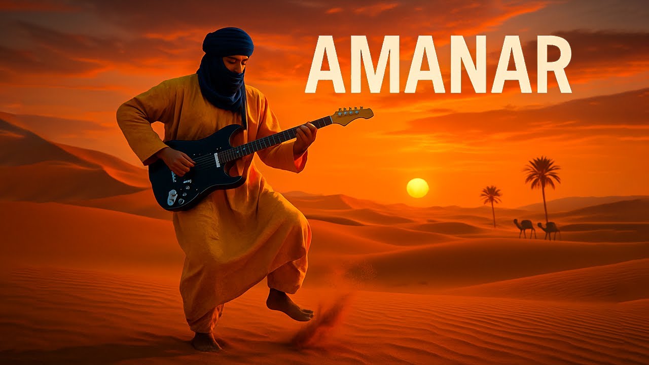 Amanar | Desert Fusion Guitar • Tuareg Blues & Sahara Vibes (Official Audio)