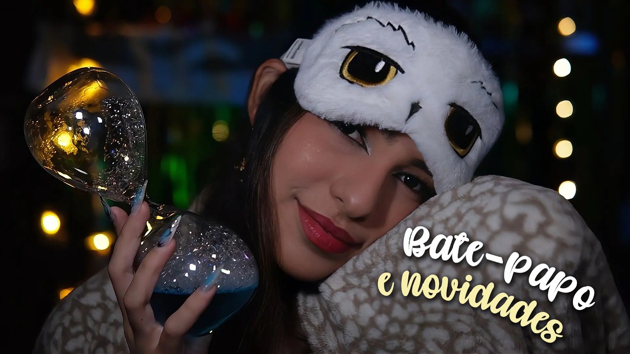 *ASMR* Conversando com VOZ SUAVE 💬