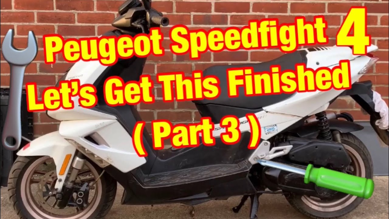 Peugeot Speedfight 4 Scooter ( Choke , Fuel Sender , Plastics & MOT ) Final Part 3  #Menditman 🦾