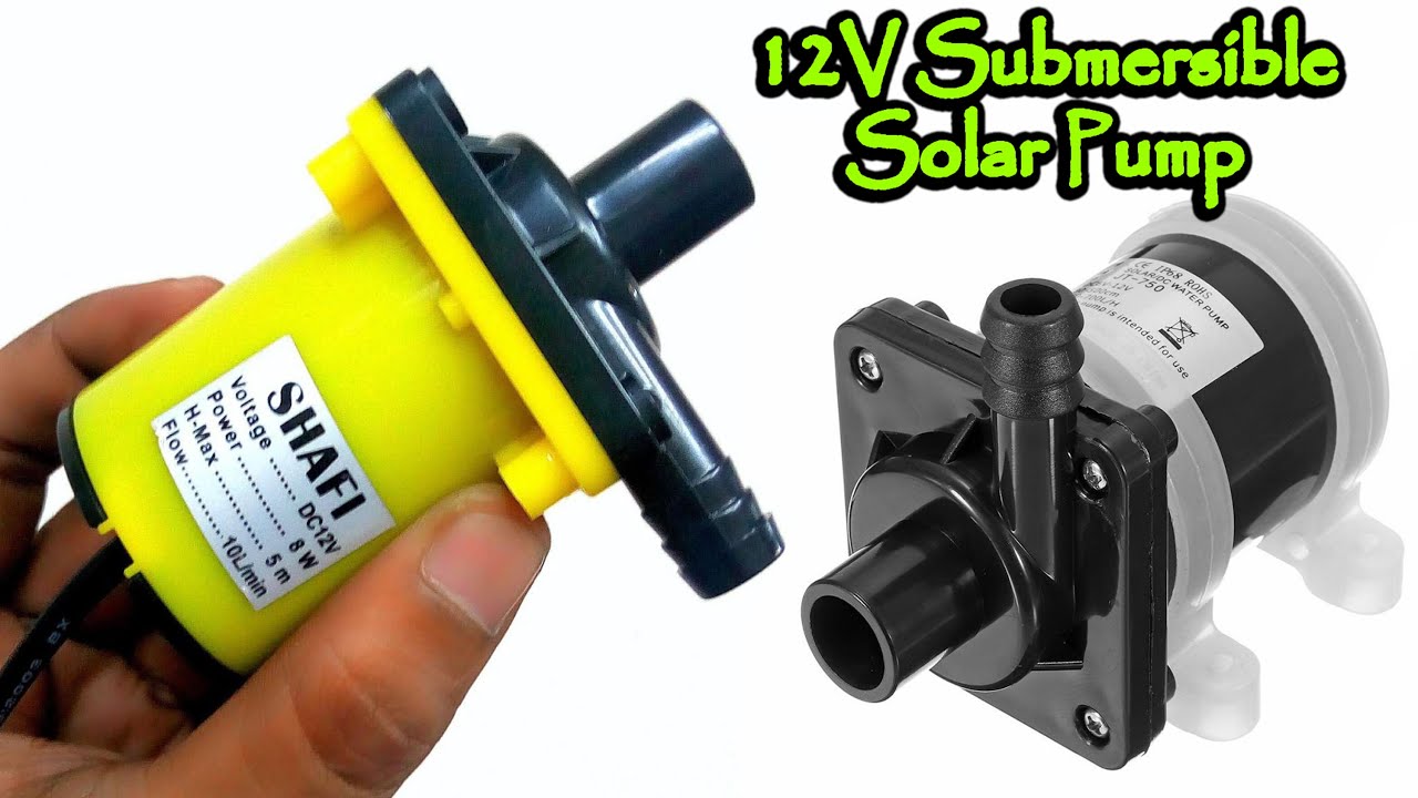 DC 12V Water proof Mini Submersible Water Pump || Solar Powered Water Pump, High Pressure Water Pump