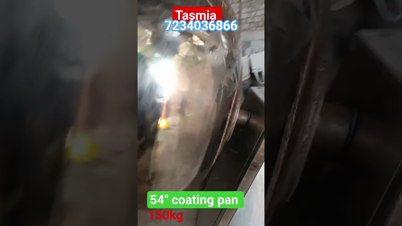150kg capacity chocolate coating pan, 54