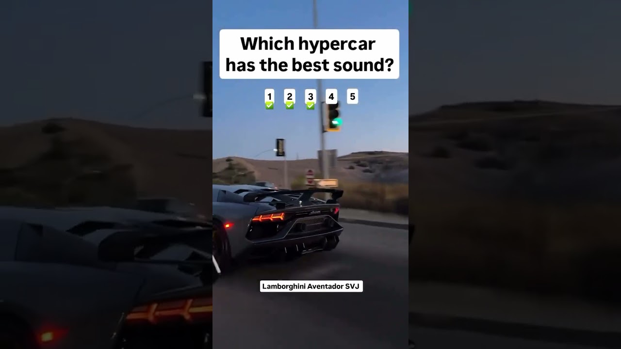 Best Hypercar Sound? F12 TDF vs Agera RS vs SVJ vs Apollo IE vs 812C #f12tdf #ageraRS #svj #apolloIE