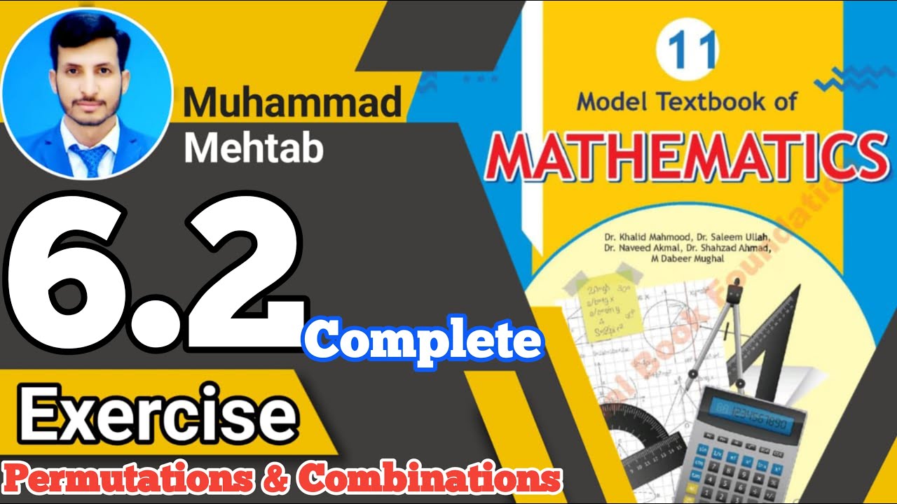 Exercise 6.2 class 11 NBF |Ex 6.2 class 11 NBF | National book foundation | Calculus Corner