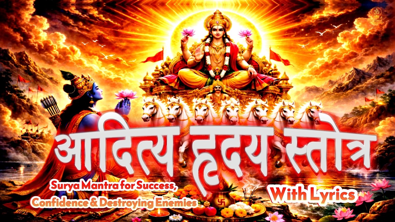 Aditya Hridayam Full Stotram With Lyrics | Powerful Surya Mantra for Victory, Success & Fear Removal