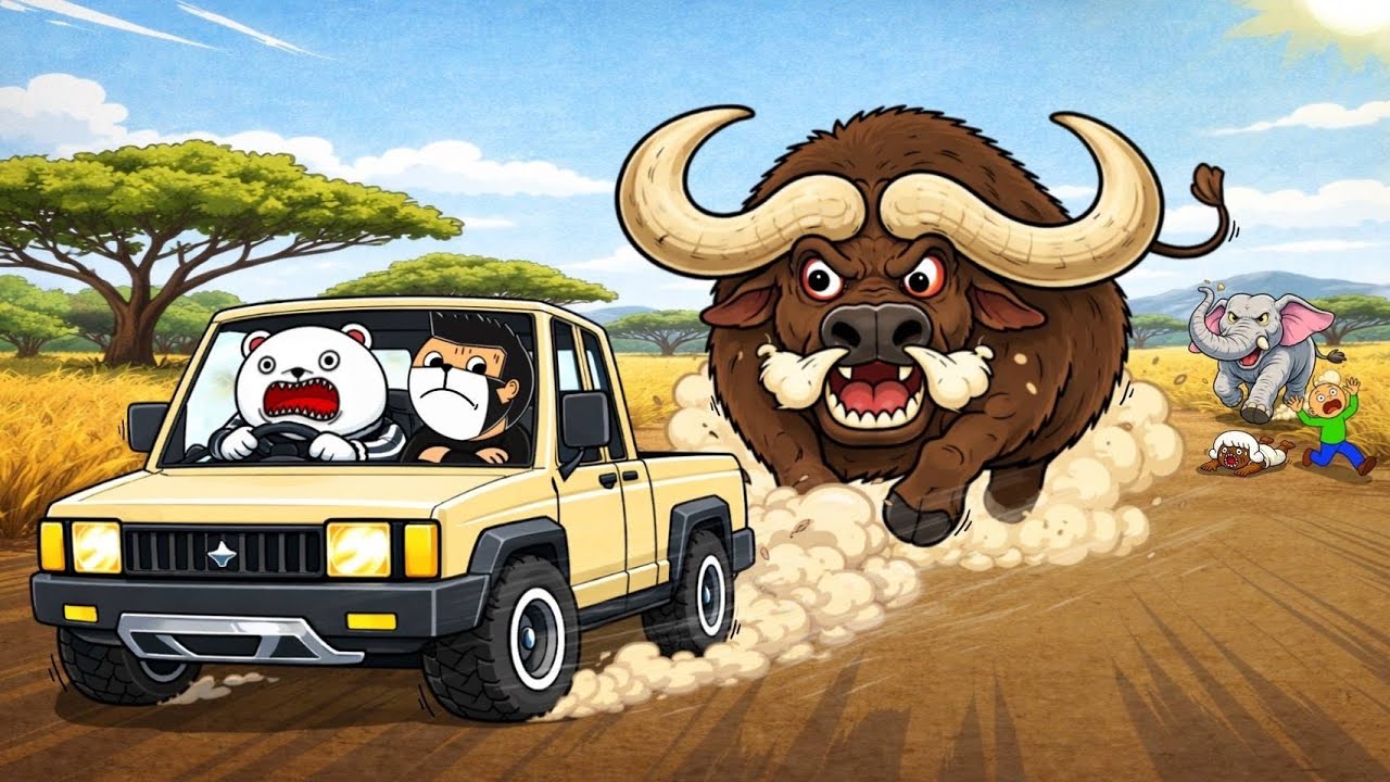 ขับฝ่าฝูงสัตว์แอฟริกา 🐘 Roblox
