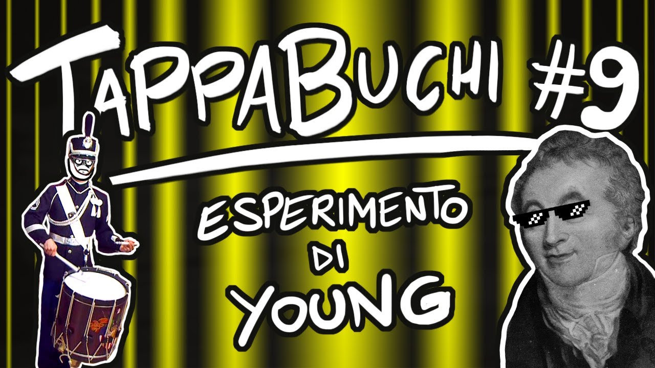 Esperimento di Young (Doppia fenditura) - FISICA Tappabuchi#9