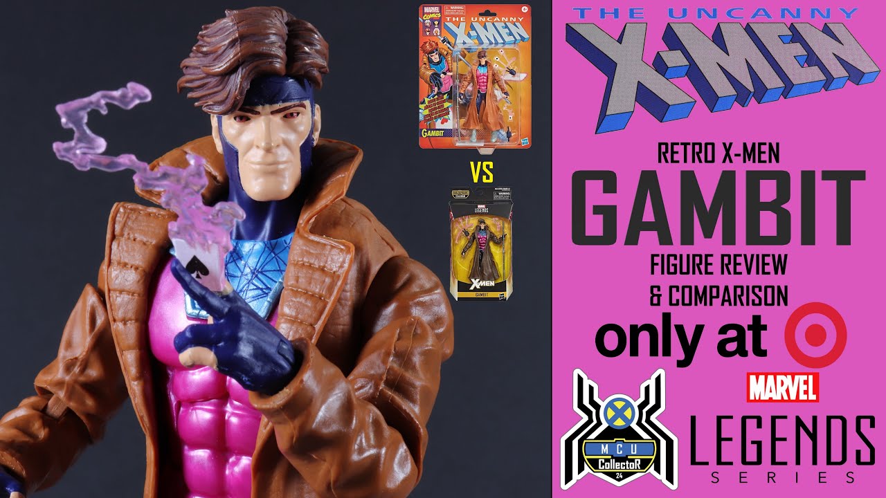 Обзор эксклюзивной фигурки Marvel Legends RETRO XMEN GAMBIT Target