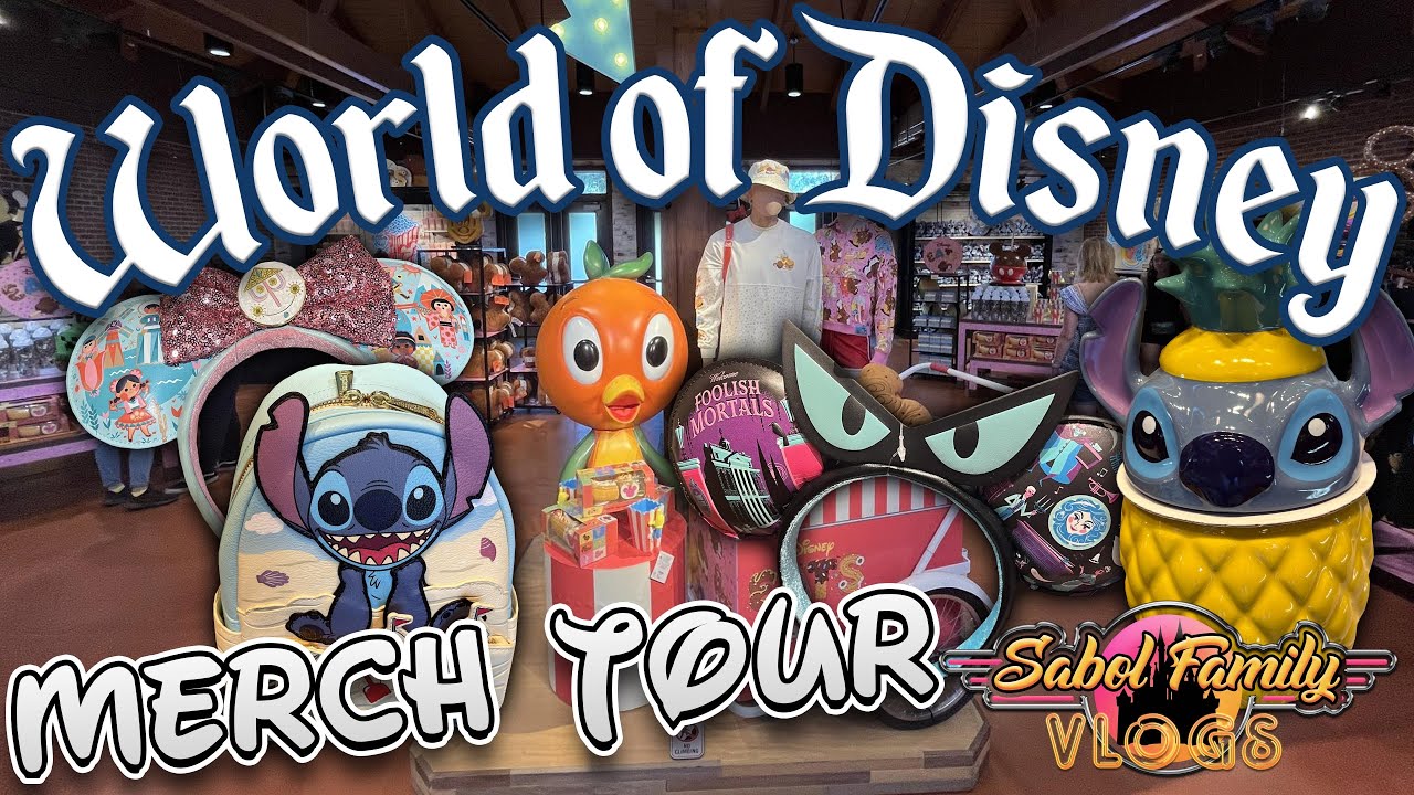 WORLD OF DISNEY NEW MERCHANDISE SHOPPING TOUR | Disney Springs April 2024 ~ Walt Disney World!