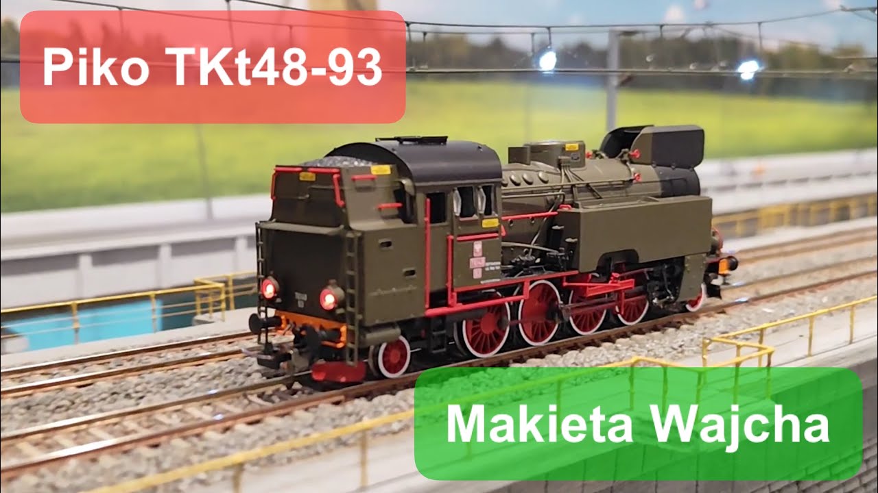 Premiera TKt48-93 PIKO z dźwiękiem na makiecie WAJCHA