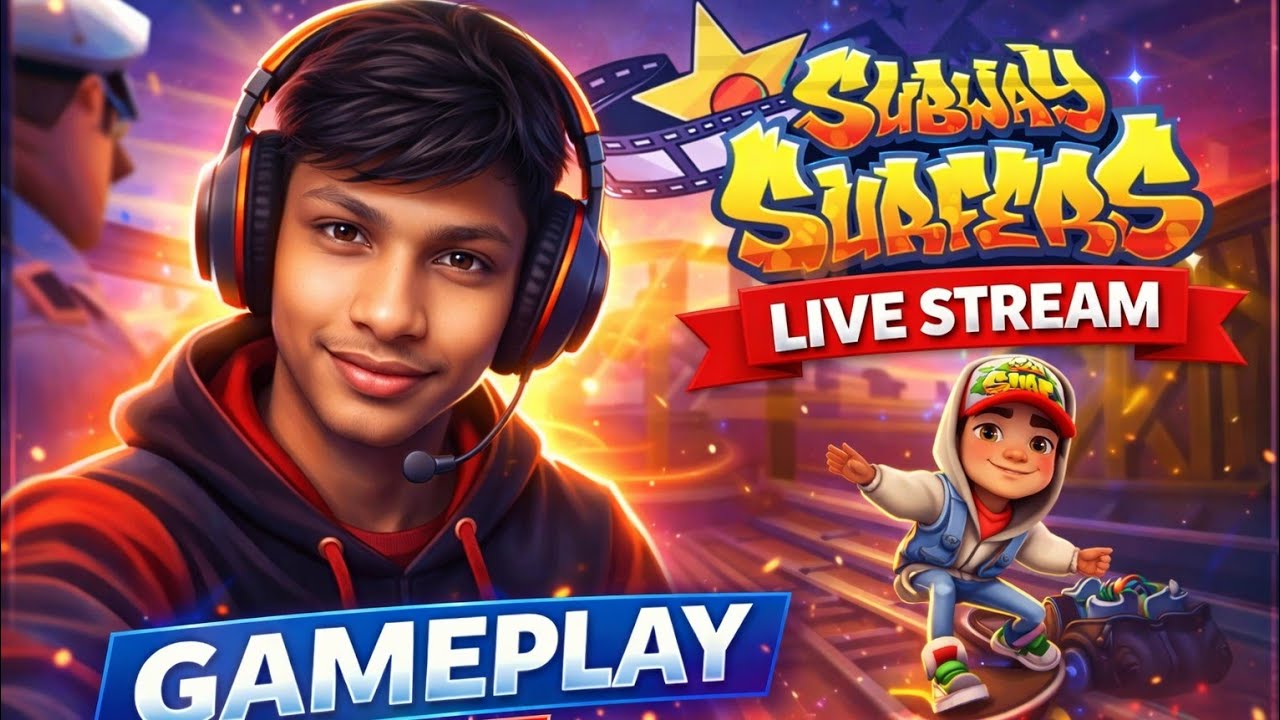 Subway Surfers Live Gameplay 🔥 High Score Challenge | Non Stop Fun 🏃‍♂️💨