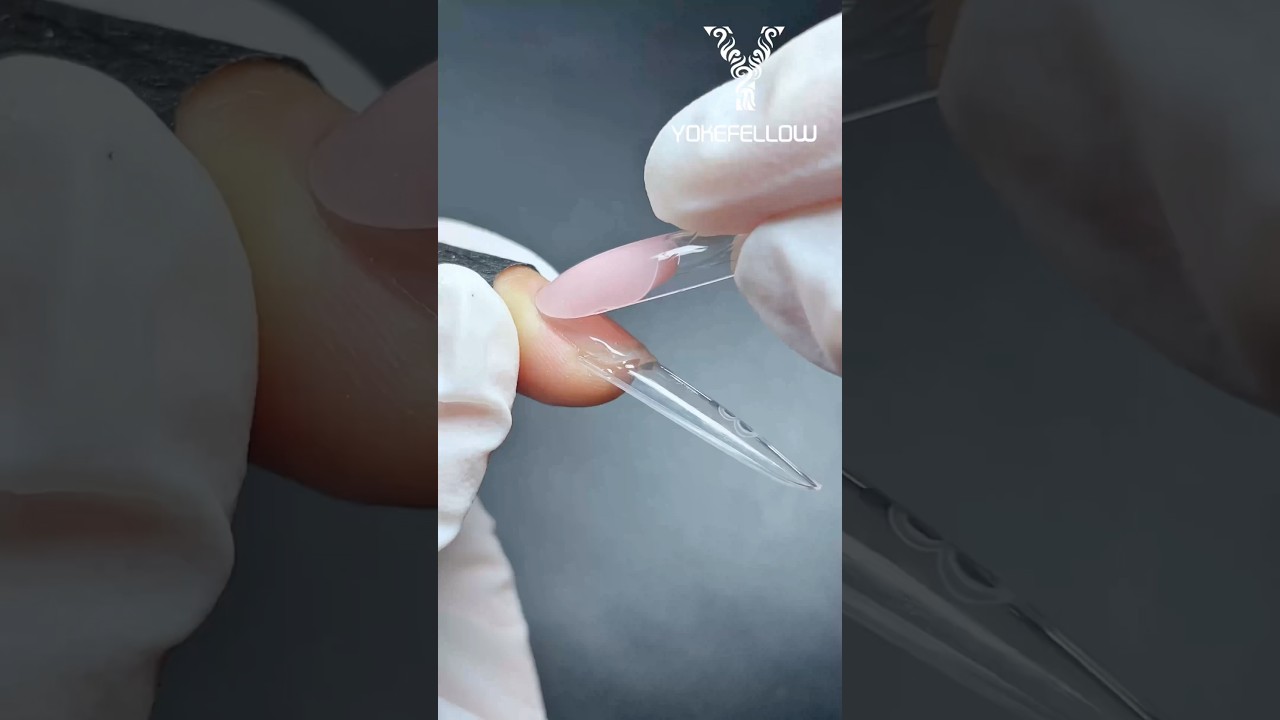 How to make perfect nail extensions? Used: PF04 Extension Gel, W557 Sandwich Dual Form #nails