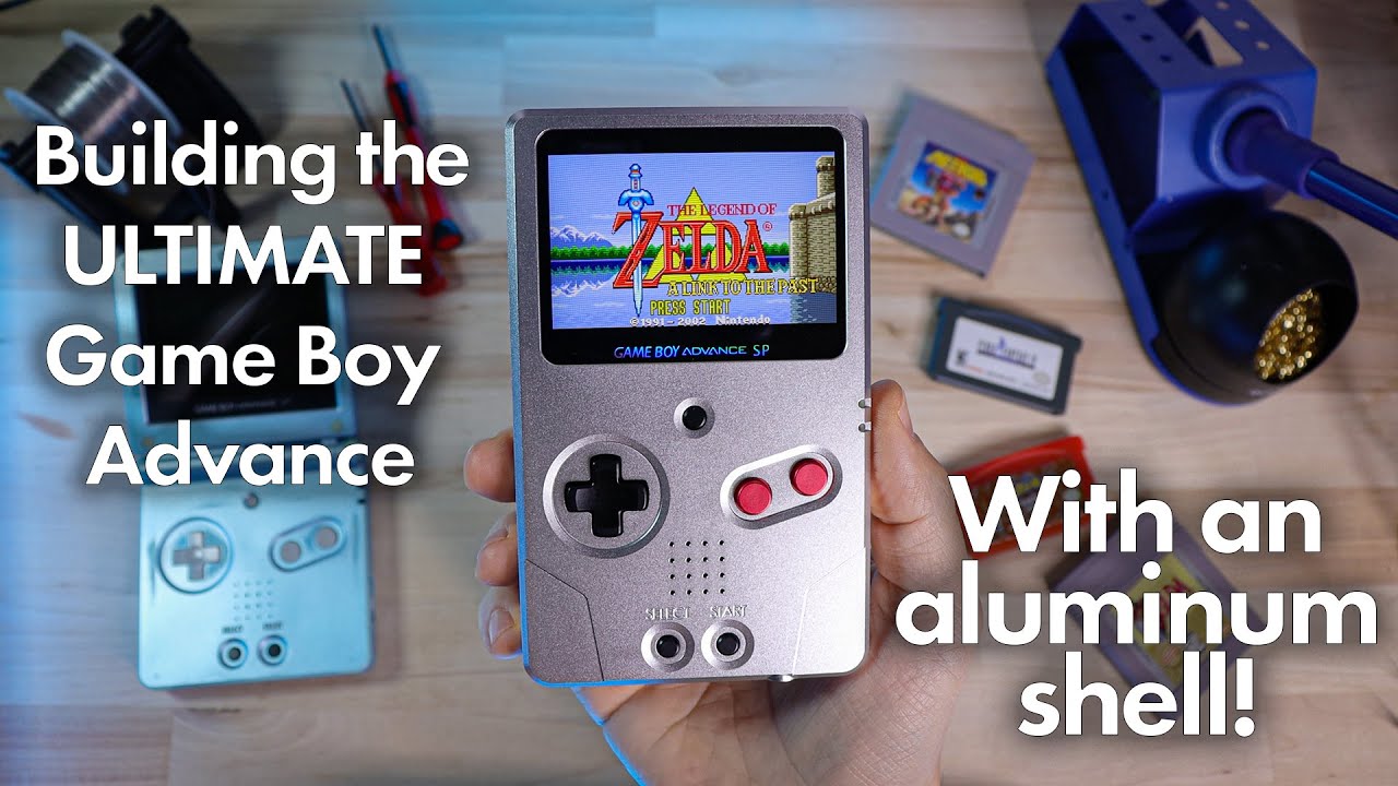 Build the ULTIMATE Game Boy Advance with an aluminum shell!