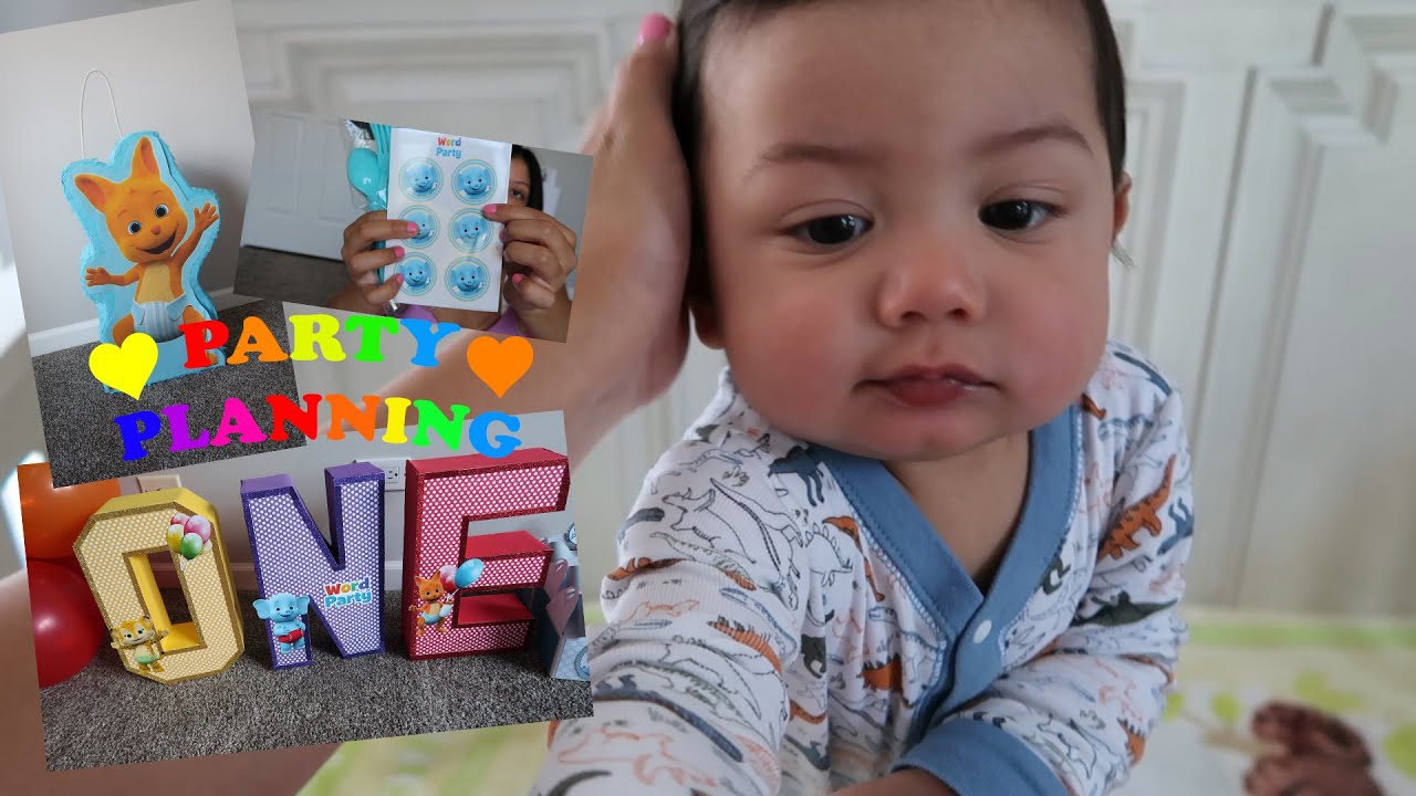Planning My Baby's First Birthday Party | Word Party Theme