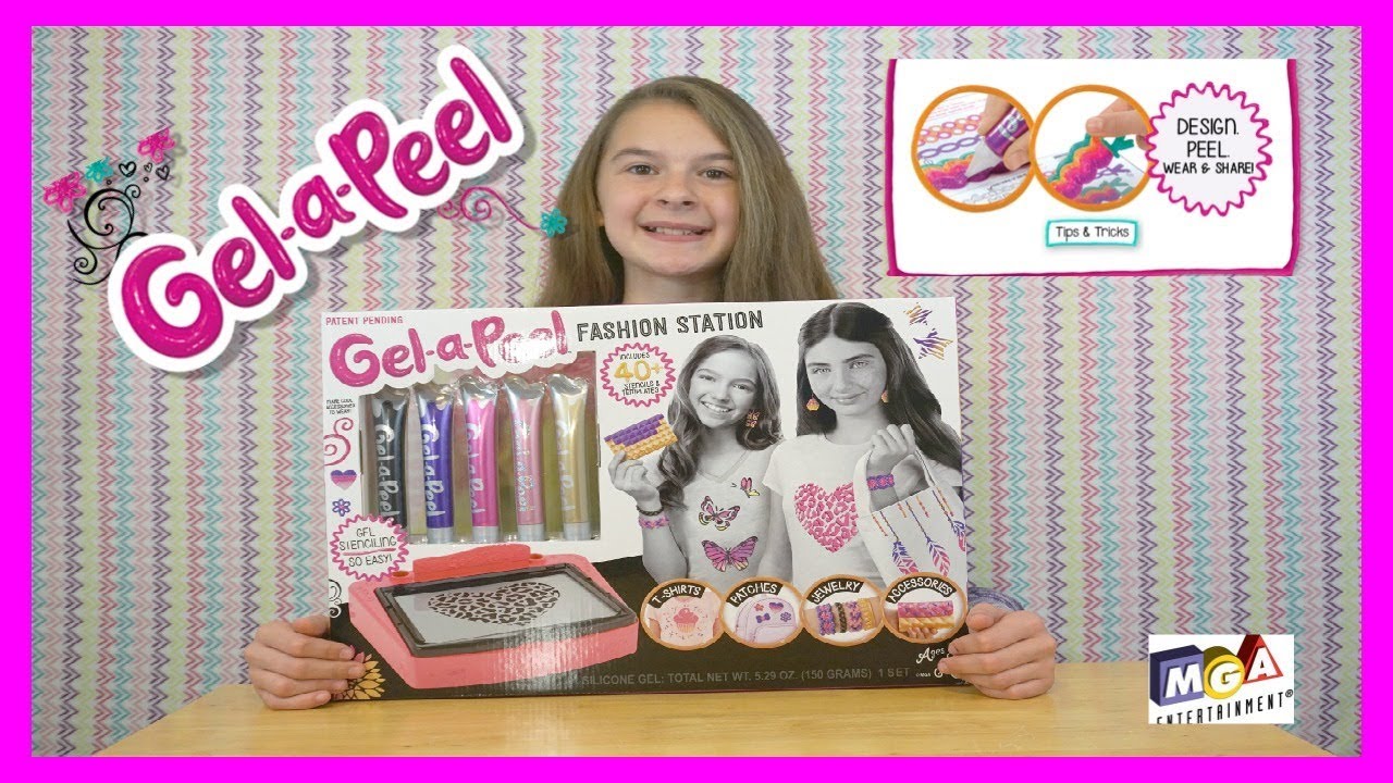 Making shirts, jewelry and more with Gel-a-Peel Fashion Station!