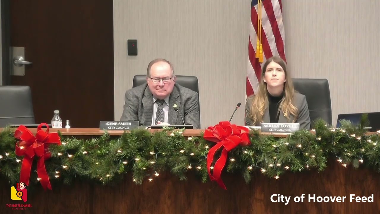 2025-12-29 Hoover City Council Special Called Meeting (City of Hoover Feed - Complete Meeting)